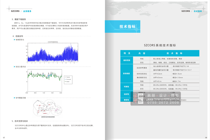 深圳画册设计 深圳彩页设计 测绘画册设计
